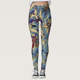 Löv och bär Leggings