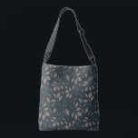 Löv och Berries - Mörk Brown, Tan Scarf<br><div class="desc">En över skuldräntan,  designad med ett bläckbrun och brunt och brunt upprepa mönster</div>