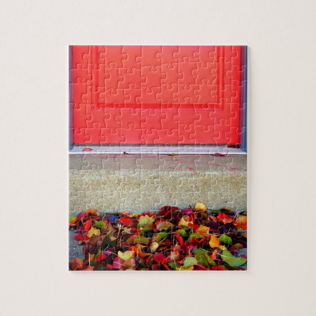 Löv och dörr pussel (Vertikal)