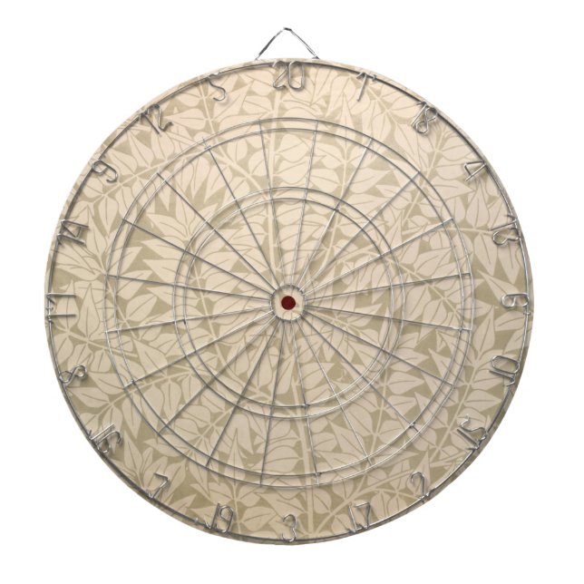 Löv och Gren Mönster (av William Morris) Darttavla (Framsidan)