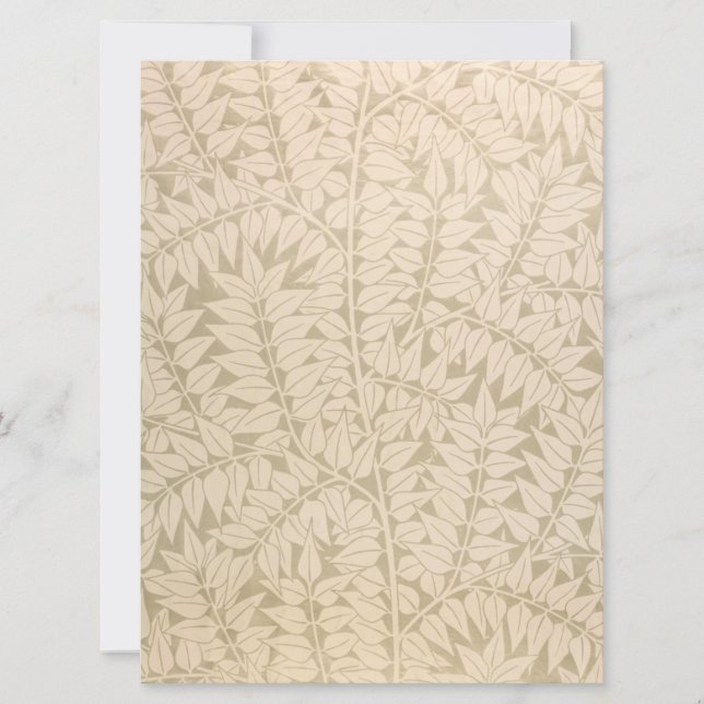Löv och Gren Mönster (av William Morris) Kort (Framsida)