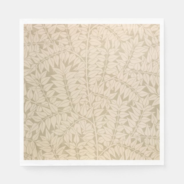 Löv och Gren Mönster (av William Morris) Pappersservett (Framsidan)