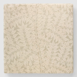 Löv och Gren Mönster (av William Morris) Stenunderlägg