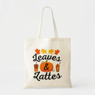 Löv Och Latte Höst Autumn Tygkasse