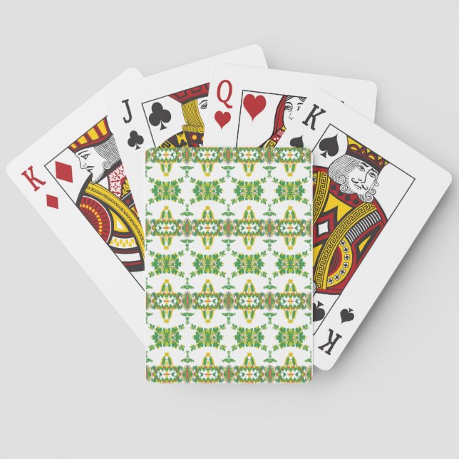 Löv och moln casinokort (Baksidan)
