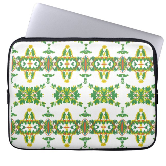 Löv och moln laptop fodral (Framsidan)