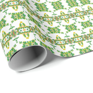 Löv och moln presentpapper