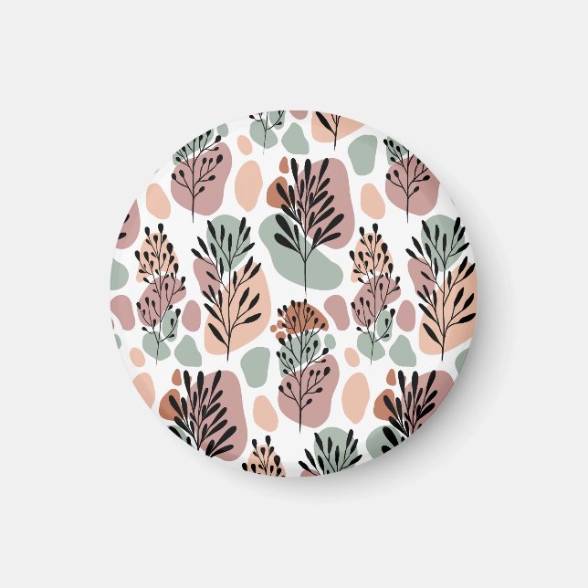 Löv och organiska former magnet (Framsidan)