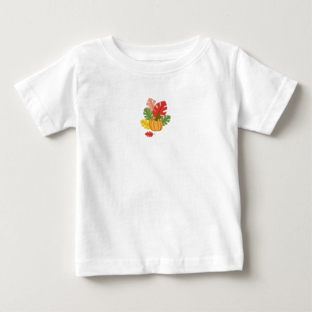 Löv och pumpa t shirt (Framsida)