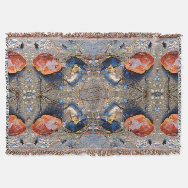 Löv och Snäckorna Mönster, II Mysfilt (Framsidan)