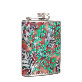 Löv och växter - Modern mönster-utformning Fickplunta