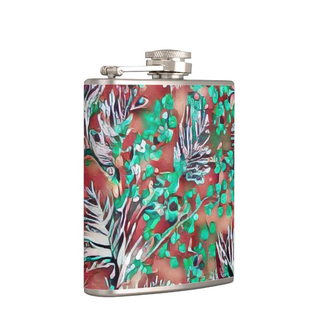 Löv och växter - Modern mönster-utformning Fickplunta (Höger)