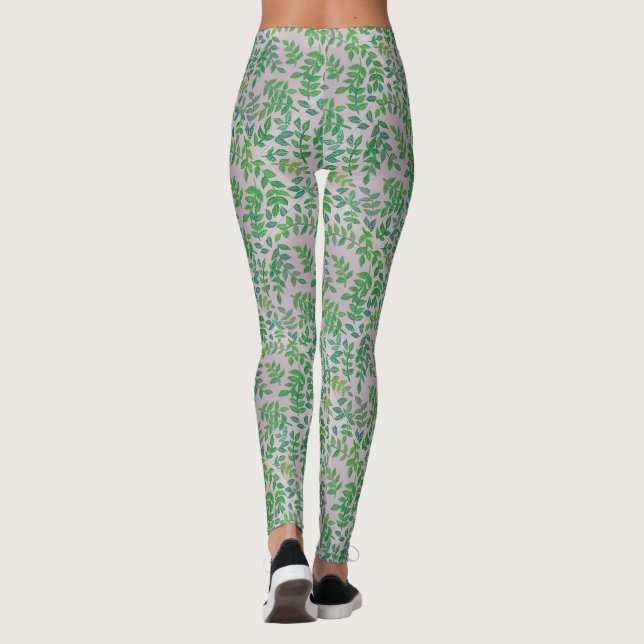 Löv och Vine Leggings (Baksida)