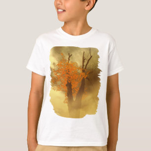 Löv om Mörk Grenar förra Gulten T Shirt