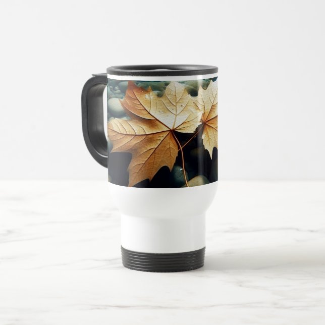 Löv på floden resemugg (Framsida vänster)