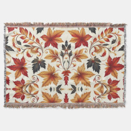 Löv på hösten filt