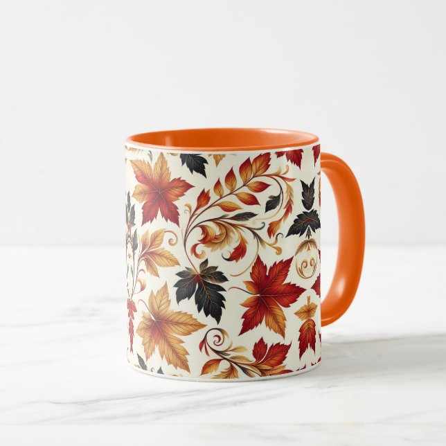 Löv på hösten mugg (Framsida höger)