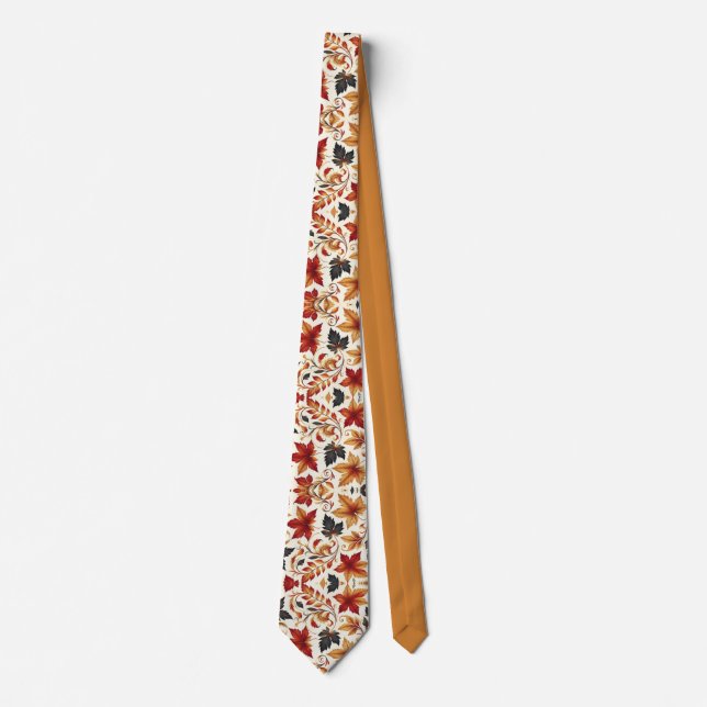 Löv på hösten slips (Framsida)