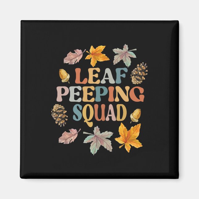 LÖV PEEPER SQUAD Fall Foliage Löv Peeping Fall S Magnet (Framsidan)