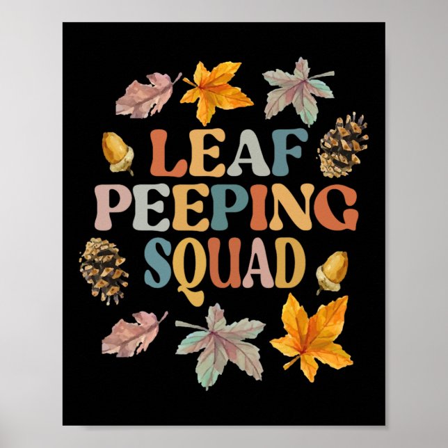 LÖV PEEPER SQUAD Fall Foliage Löv Peeping Fall S Poster (Framsidan)