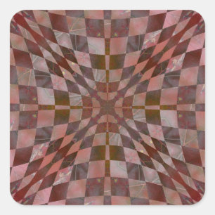 Löv Quilt nov 2012 Fyrkantigt Klistermärke
