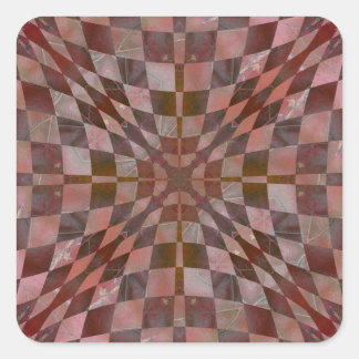 Löv Quilt nov 2012 Fyrkantigt Klistermärke