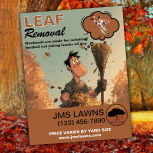 Löv Raking and Cleanup Reklamblad