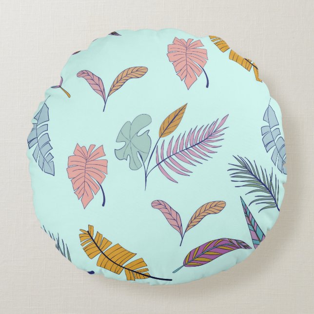 Löv Rund Kudde (Framsidan)