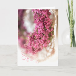 Löv sjunker hösten kallar det helgkort