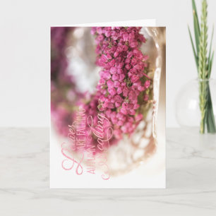 Löv sjunker hösten kallar det helgkort