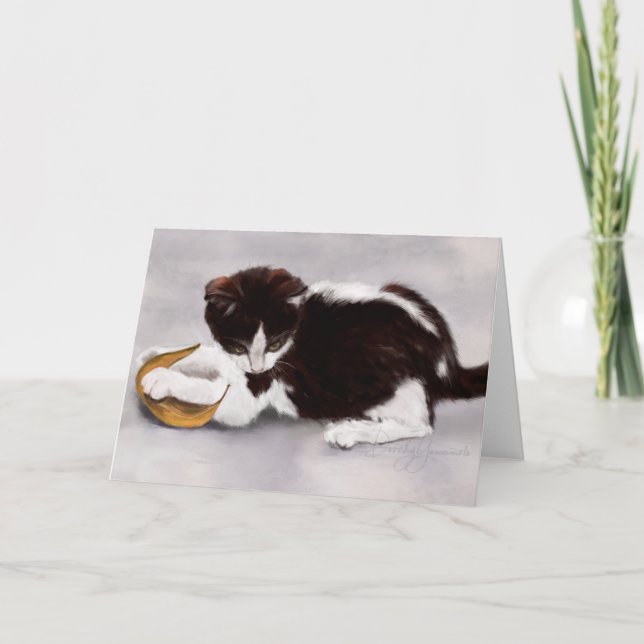 Löv som leker kattungen kort (Framsida)