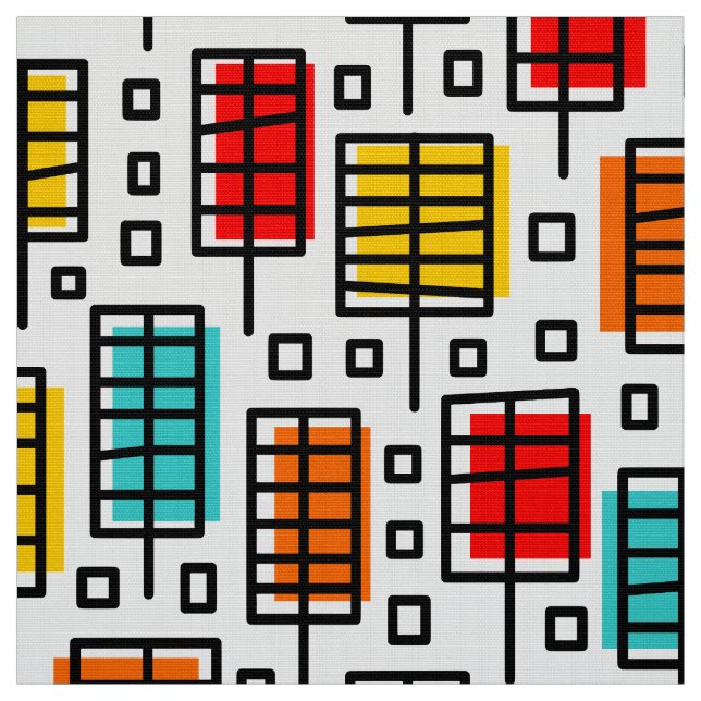 Löv stad tyg (Provkarta)