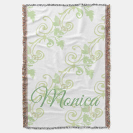 Löv Swirl Anpassningsbar Filt