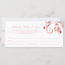 Löv Swirl Nail Salon Gift Certificate Rosa