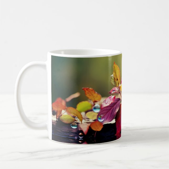 Löv Tranquil Peacefficient Nature Serene Kaffemugg (Vänster)
