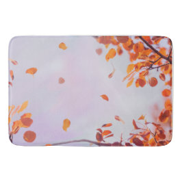 Löv under flygsäsongen på Lavender Himlar Badrumsmatta