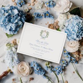 Löv Vapensköld w/Bow Spara Datumet