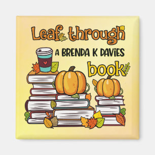 Löv via Brenda K Davies Bok Magnet