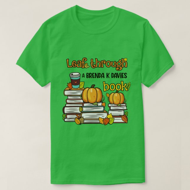 Löv via Brenda K Davies Bok T Shirt (Design framsida)