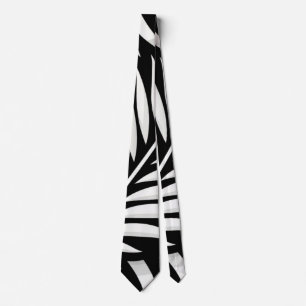 Löv Zebra ränder stil Slips