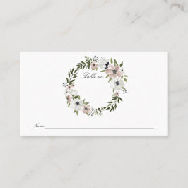 Lova Blommigt-platskort Placeringskort