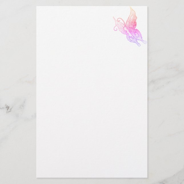 Lova Dreams Butterfly Brevpapper (Framsida)