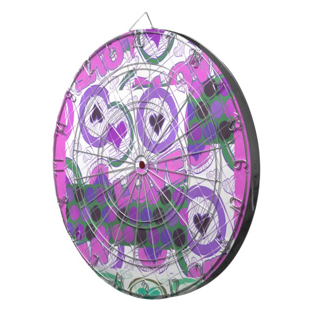 Lova Kärlek Heart Motif Art-utskrift Piltavla (Högra Framsidan)