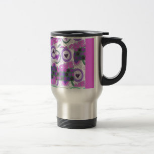Lova Kärlek Heart Motif Art-utskrift Resemugg