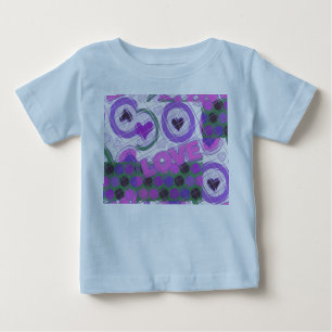 Lova Kärlek Heart Motif Art-utskrift Tröja
