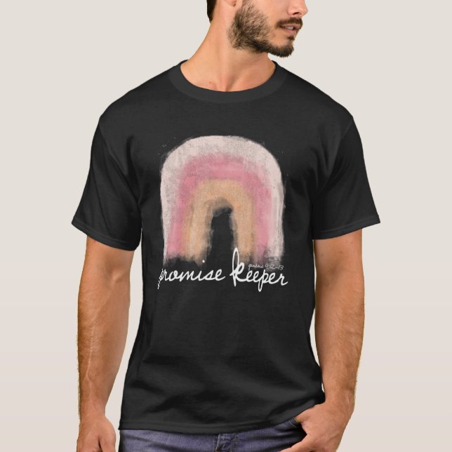 Lova Keeper Genesis 9:13 Rainbow God's Promise T Shirt (Framsida)