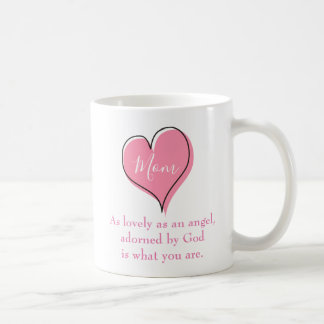 Lova Rosa Heart för mamma Kaffemugg