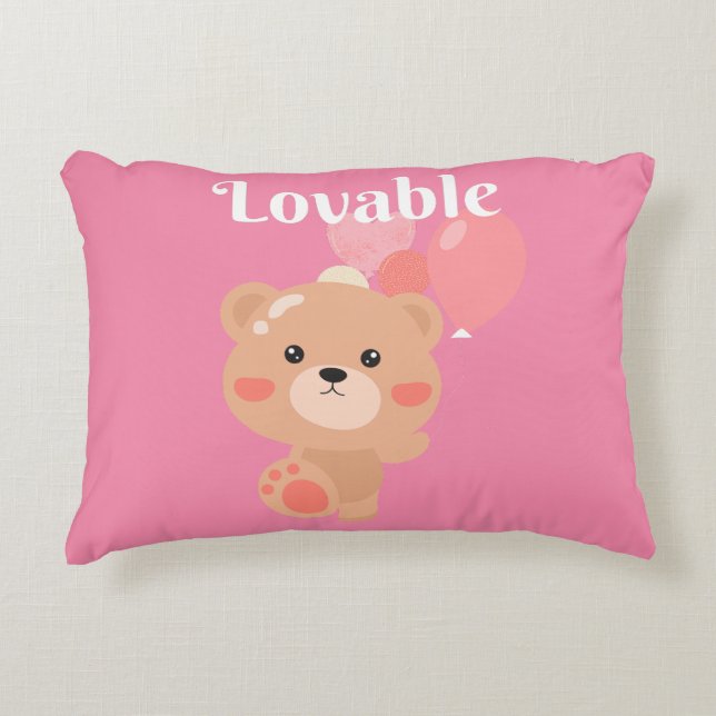 Lovable accent Pillow Prydnadskudde (Framsidan)