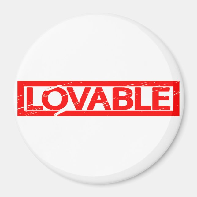 Lovable Frimärke Magnet (Framsidan)