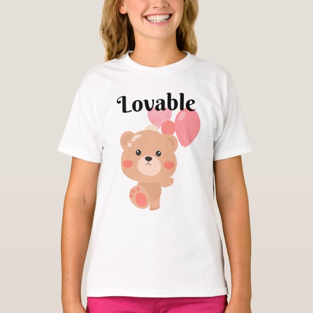Lovable Girls Basic T-Shirt (Framsida)